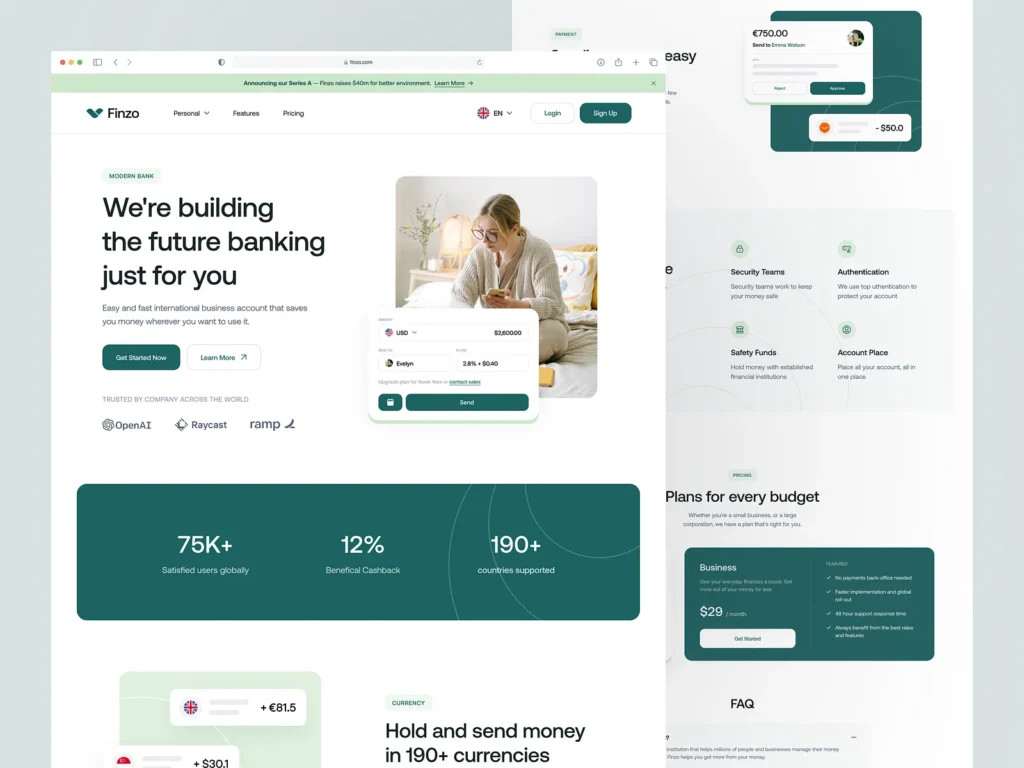 Banking Websites