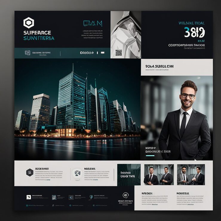 Corporate Social Media Post template
