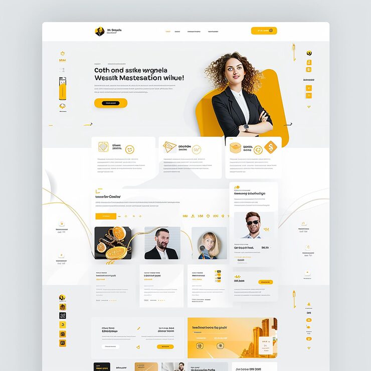 Cryptocurrency Trading Landing page