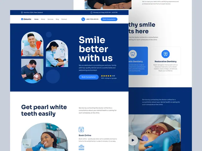 Dentists Website Design