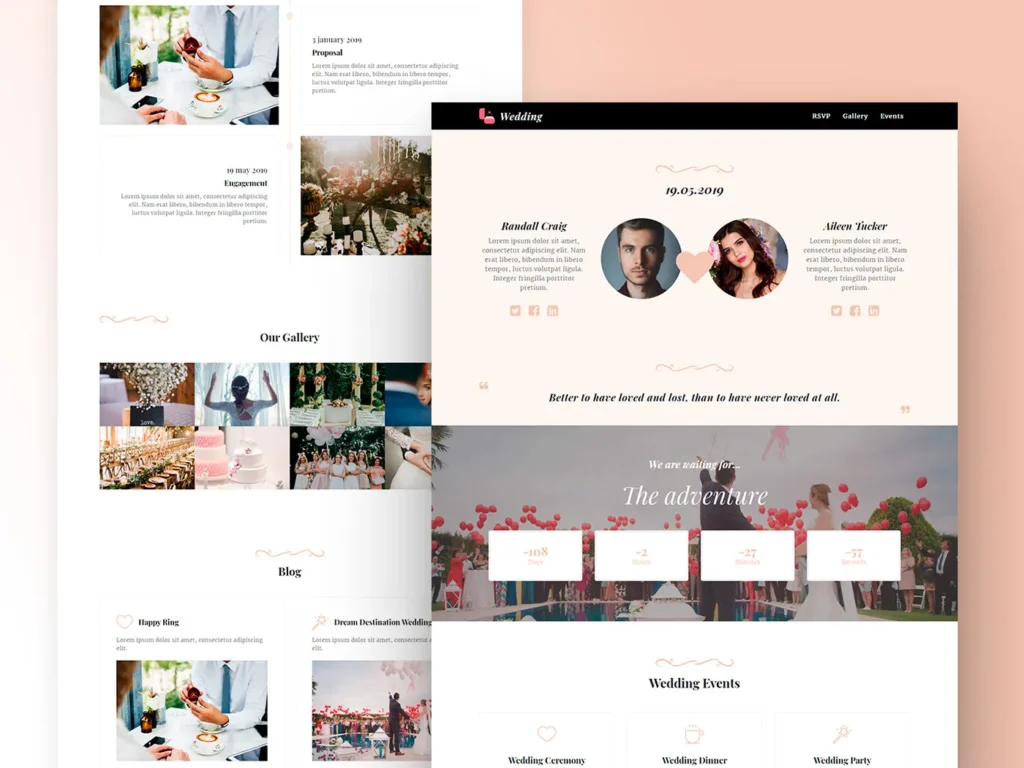 Event Management Websites Designs
