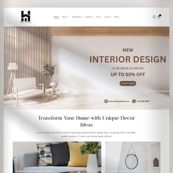 Furniture Websites Design