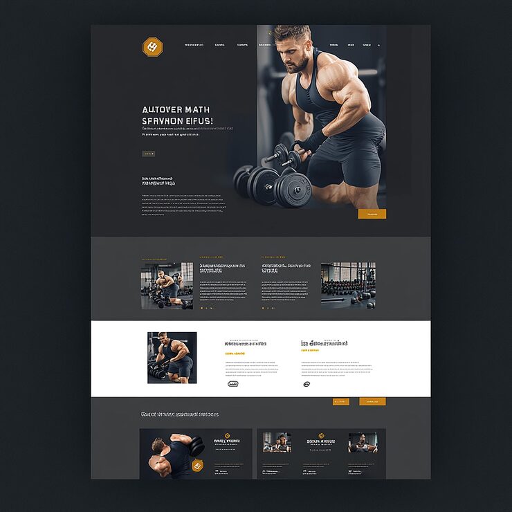 Gym Website Design