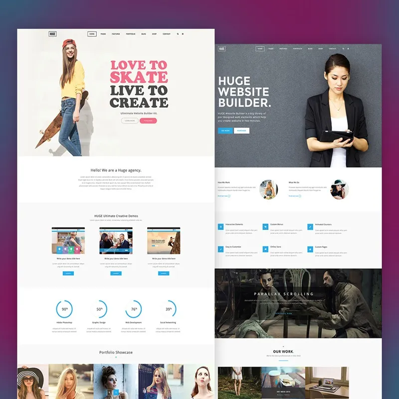 Multi-Purpose Websites Design