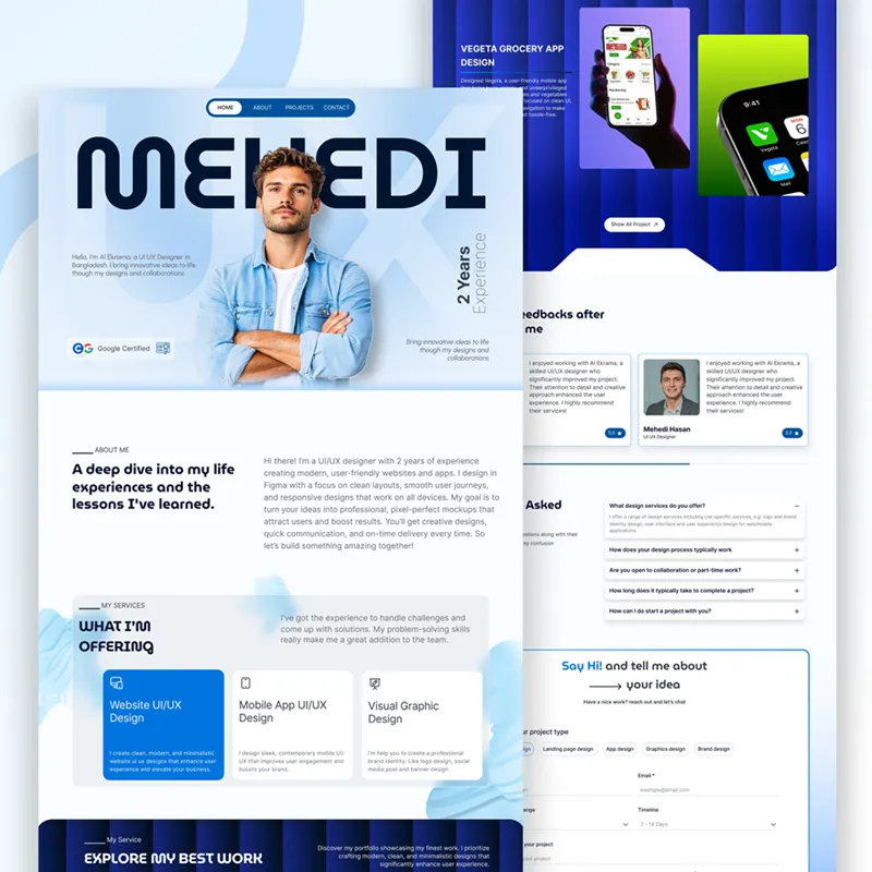 Personal Bloging Websites Design