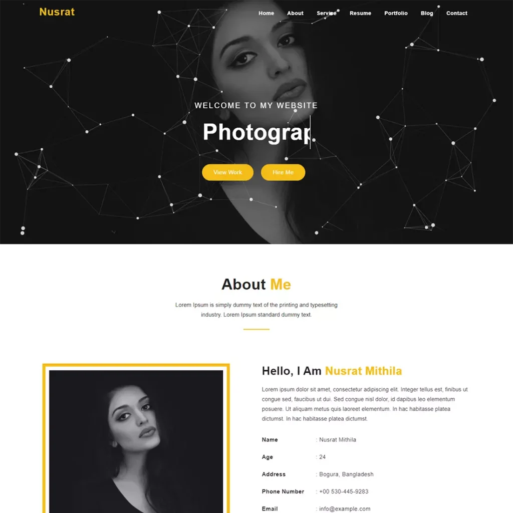 Photography Websites Design