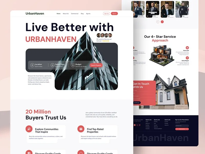 Real Estate Website Design