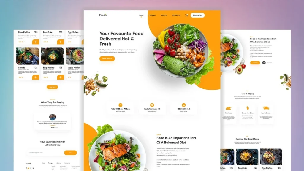 Restaurant Website Design