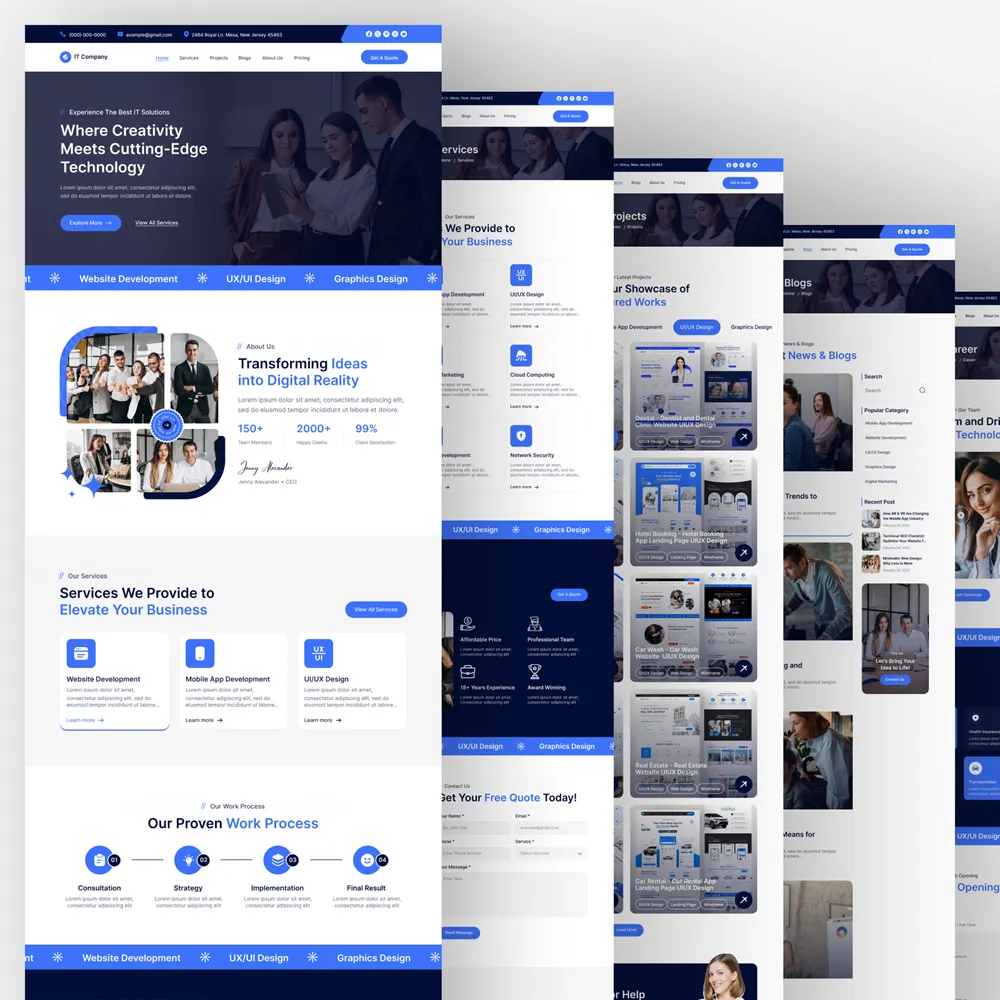 Technology Websites Design