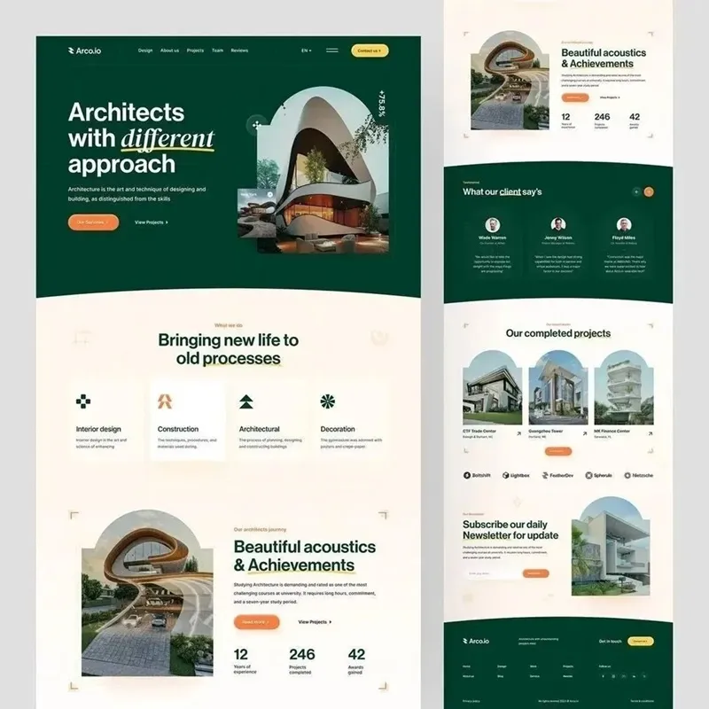 Architectural Website Design