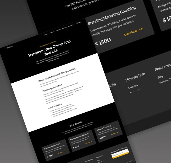 Coaching Landing Page