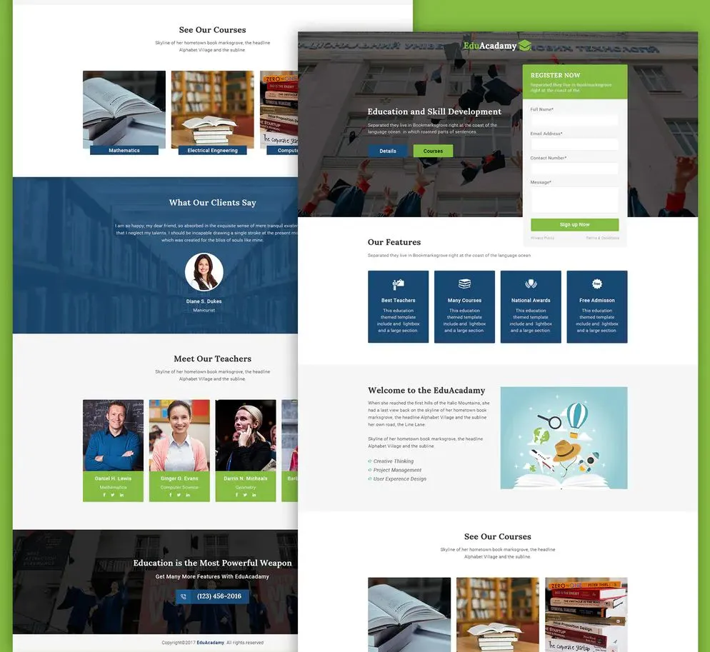 Educational Websites Design
