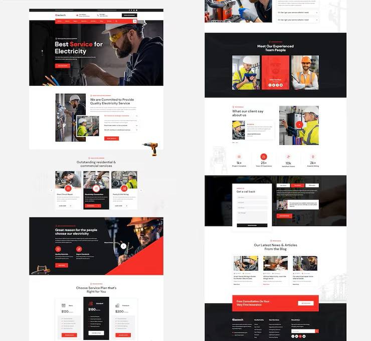 Electrical Services Website