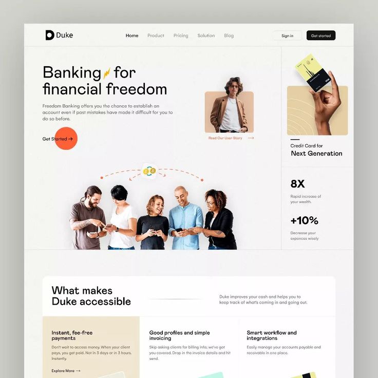 Finance Websites Design