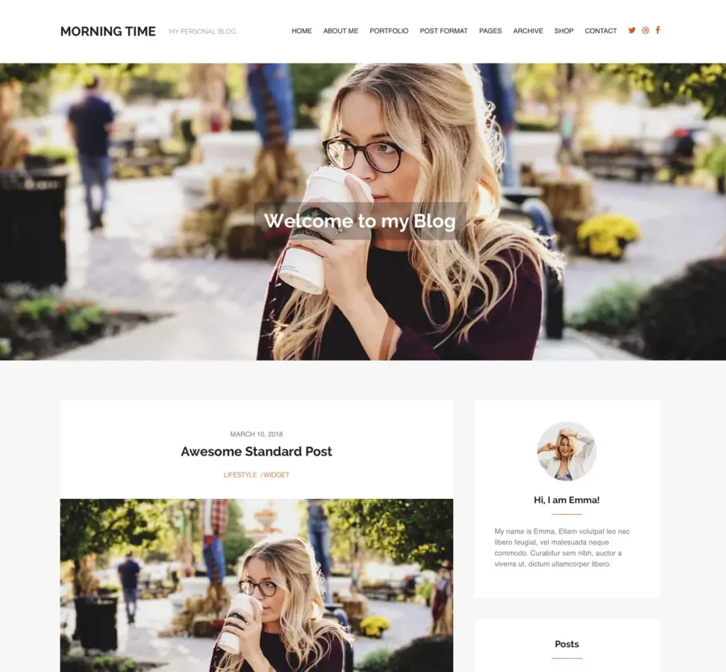 Personal Blog Websites Design