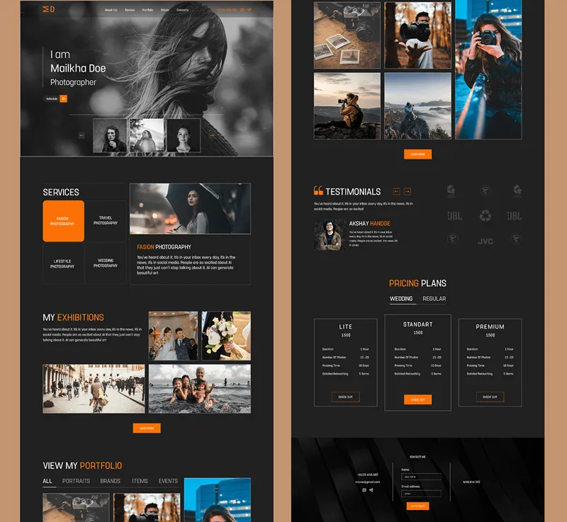 Photography Websites Design