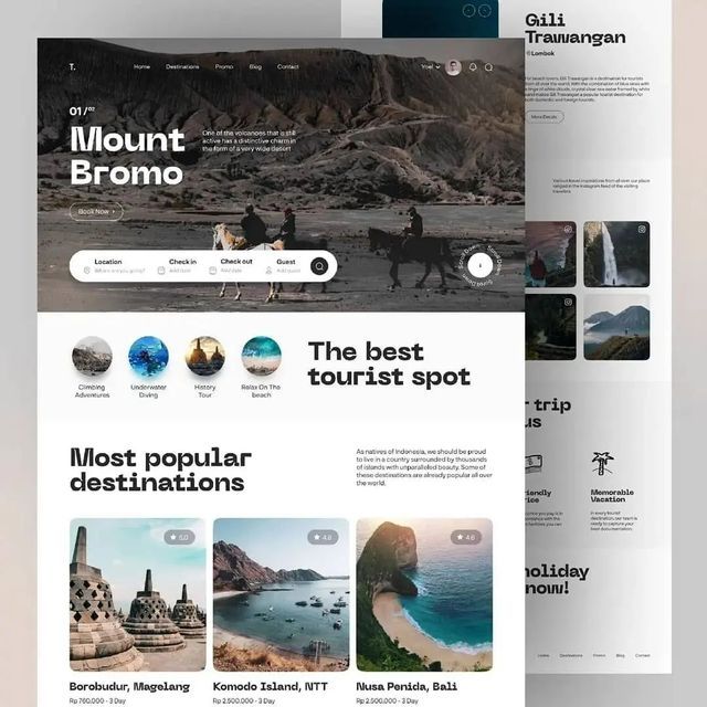 Tourism Websites Design