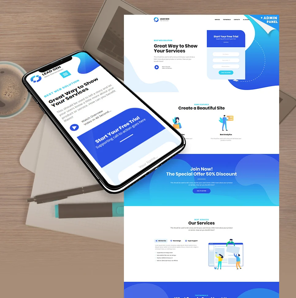 lead-generation-landing-page design